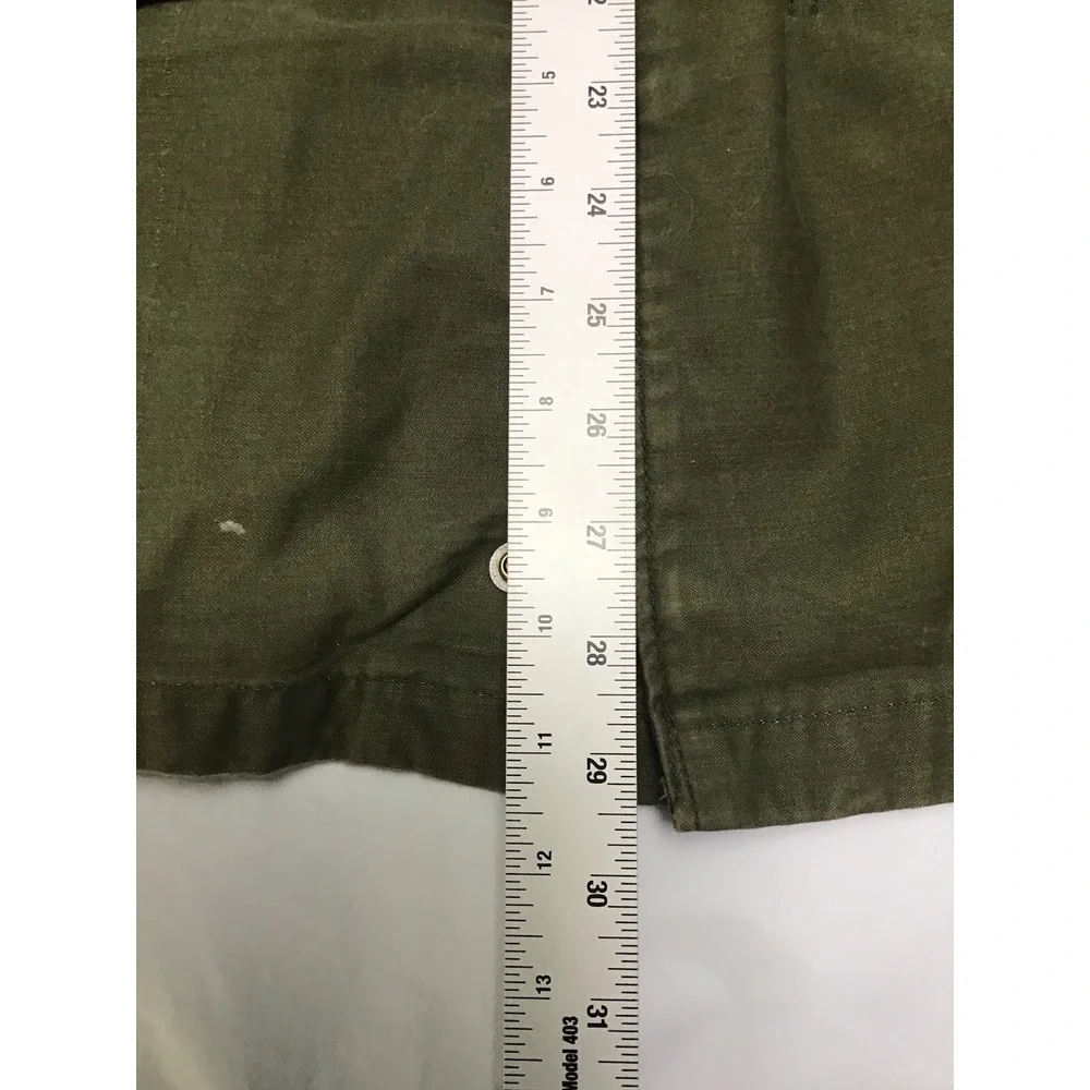 VTG US Army Field Jacket OG-107 Coat Cold Weather Military XS Short M65 USA 80's - Picture 3 of 10